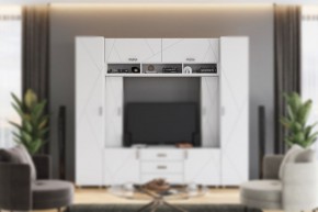 Шкаф настенный "Сандра" 1500 (Белый лофт) в Лабытнанги - labytnangi.ok-mebel.com | фото 2