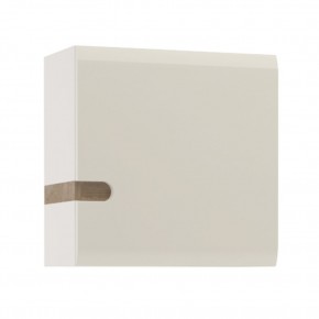 Шкаф навесной 1D/TYP 65, LINATE ,цвет белый/сонома трюфель в Лабытнанги - labytnangi.ok-mebel.com | фото 2