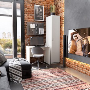 Шкаф ОРИОН однодверный, цвет белый в Лабытнанги - labytnangi.ok-mebel.com | фото 4