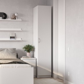 Шкаф ПЕГАС однодверный, цвет белый в Лабытнанги - labytnangi.ok-mebel.com | фото 4