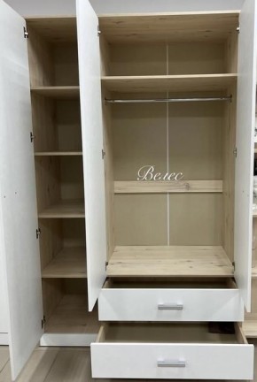 Шкаф "Милана" 3-х створчатый с 2 ящиками в Лабытнанги - labytnangi.ok-mebel.com | фото 2