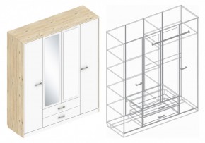Шкаф "Милана" 4-х створчатый в Лабытнанги - labytnangi.ok-mebel.com | фото 3