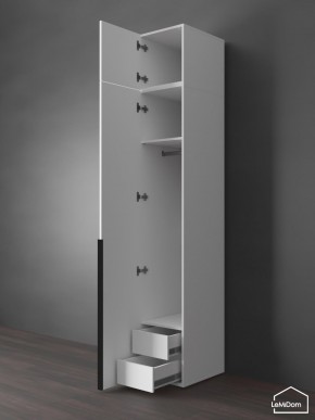 Шкаф с антресолью Linnea MHR-1A-3 2450х400х510 (Белый-М 11.1.1) в Лабытнанги - labytnangi.ok-mebel.com | фото 6