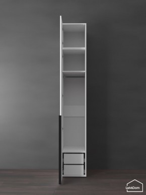 Шкаф с антресолью Linnea MHR-1A-3 2450х400х510 (Белый-М 11.1.2) в Лабытнанги - labytnangi.ok-mebel.com | фото 5