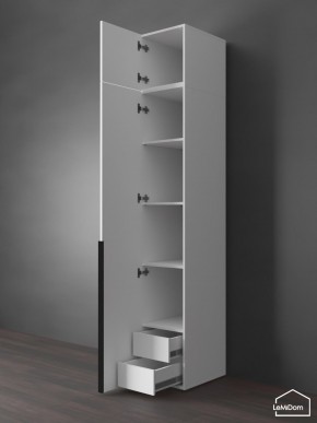 Шкаф с антресолью Linnea MHR-1A-4 2450х400х510 (Белый-М 11.1.1) в Лабытнанги - labytnangi.ok-mebel.com | фото 5
