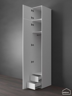 Шкаф с антресолью Linnea MHR-1POA-3 2450х400х510 (Белый-М 11.1.2) в Лабытнанги - labytnangi.ok-mebel.com | фото 6