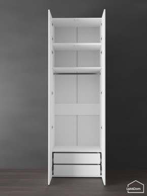Шкаф с антресолью Linnea MHR-2POA-3 2450х800х510 (Белый-М 11.1.2) в Лабытнанги - labytnangi.ok-mebel.com | фото 5