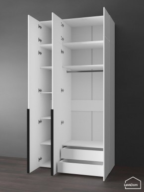 Шкаф с антресолью Linnea MHR-3A-2 2450х1200х510 (Белый-М 11.1.2) в Лабытнанги - labytnangi.ok-mebel.com | фото 5
