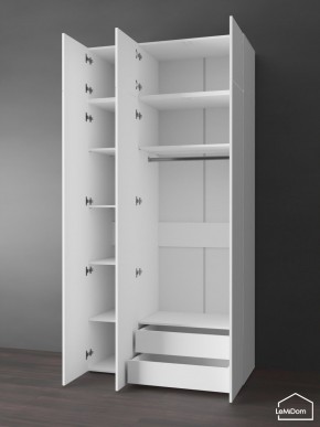 Шкаф с антресолью Linnea MHR-3POA-2 2450х1200х510 (Белый-М 11.1.1) в Лабытнанги - labytnangi.ok-mebel.com | фото 5
