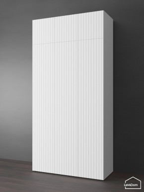 Шкаф с антресолью Linnea MHR-3POA-2 2450х1200х510 (Белый-М 11.1.2) в Лабытнанги - labytnangi.ok-mebel.com | фото