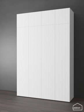 Шкаф с антресолью Linnea MHR-4POA-1 2450х1600х510 (Белый-М 11.1.1) в Лабытнанги - labytnangi.ok-mebel.com | фото