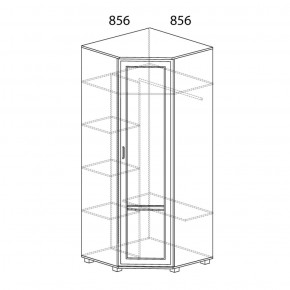 Шкаф угловой №243 Белла в Лабытнанги - labytnangi.ok-mebel.com | фото 2