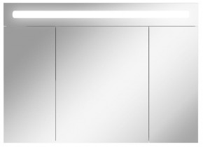 Шкаф-зеркало Аврора 100 с подсветкой LED Домино (DV8012HZ) в Лабытнанги - labytnangi.ok-mebel.com | фото 1