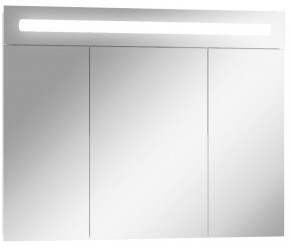 Шкаф-зеркало Аврора 90 с подсветкой LED Домино (DV8011HZ) в Лабытнанги - labytnangi.ok-mebel.com | фото 1