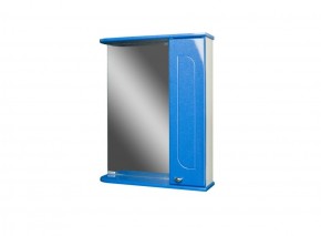 Шкаф-зеркало Радуга Синий металлик 50 ПРАВЫЙ АЙСБЕРГ (DA1128HZR) в Лабытнанги - labytnangi.ok-mebel.com | фото