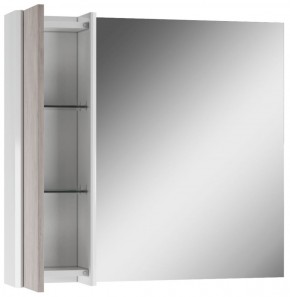 Шкаф-зеркало Uno 80 Дуб серый левый/правый Домино (DU1504HZ) в Лабытнанги - labytnangi.ok-mebel.com | фото 4