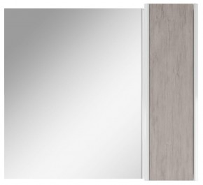 Шкаф-зеркало Uno 80 Дуб серый левый/правый Домино (DU1504HZ) в Лабытнанги - labytnangi.ok-mebel.com | фото 5