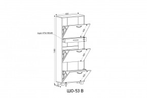 ШО-53 В тумба для обуви в Лабытнанги - labytnangi.ok-mebel.com | фото 3