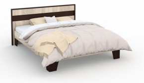 Спальня Эшли Кровать 160 без основания под матрас Венге/Дуб сонома в Лабытнанги - labytnangi.ok-mebel.com | фото