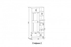 СТЕФАНИ-2 Шкаф в Лабытнанги - labytnangi.ok-mebel.com | фото 2