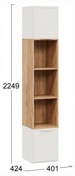 Стеллаж комбинированный Стелла в Лабытнанги - labytnangi.ok-mebel.com | фото 4