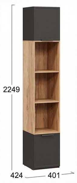 Стеллаж комбинированный Стелла в Лабытнанги - labytnangi.ok-mebel.com | фото 4