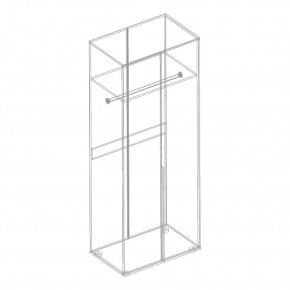 СТИЛ Шкаф 2-ств для одежды в Лабытнанги - labytnangi.ok-mebel.com | фото 2