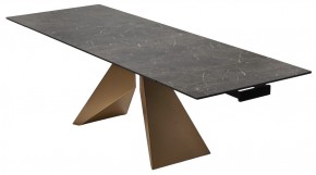 Стол ALES 180 BLACK GRAVE SOLID CERAMIC, керамика / бронзовый, ®DISAUR в Лабытнанги - labytnangi.ok-mebel.com | фото 7