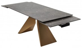 Стол ALES 180 BLACK GRAVE SOLID CERAMIC, керамика / бронзовый, ®DISAUR в Лабытнанги - labytnangi.ok-mebel.com | фото 9