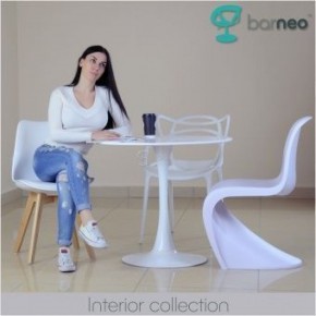 Стол Barneo T-3 Tulip style (RAL9003 белый, D80) в Лабытнанги - labytnangi.ok-mebel.com | фото 5