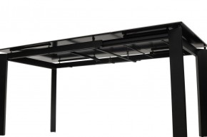 Стол CORNER 120 HIGH GLOSS STATUARIO керамика, стекло/ черный каркас, ®DISAUR в Лабытнанги - labytnangi.ok-mebel.com | фото 9