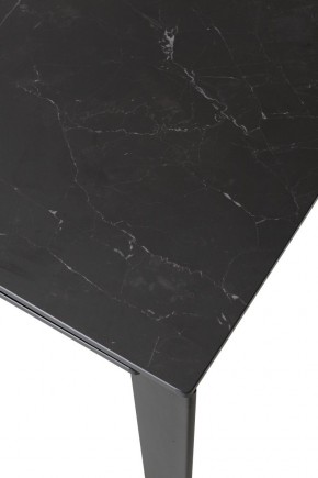 Стол CORNER 120 MATT BLACK MARBLE SOLID CERAMIC / BLACK, ®DISAUR в Лабытнанги - labytnangi.ok-mebel.com | фото 5