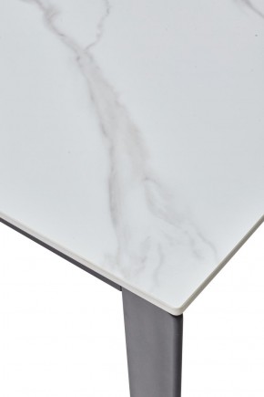 Стол CORNER 120 MATT WHITE MARBLE SOLID CERAMIC / BLACK, ®DISAUR в Лабытнанги - labytnangi.ok-mebel.com | фото 8