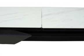 Стол CREMONA 180 KL-99 Белый мрамор матовый, итальянская керамика / черный каркас, ®DISAUR в Лабытнанги - labytnangi.ok-mebel.com | фото 12