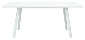 Стол ФИН 140 Белый, стекло/ Белый каркас М-City в Лабытнанги - labytnangi.ok-mebel.com | фото 2