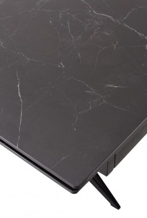 Стол FORIO 160 MATT BLACK MARBLE SOLID CERAMIC / BLACK, ®DISAUR в Лабытнанги - labytnangi.ok-mebel.com | фото 9