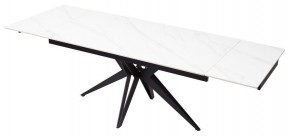 Стол FORIO 160 MATT WHITE MARBLE SOLID CERAMIC / BLACK, ®DISAUR в Лабытнанги - labytnangi.ok-mebel.com | фото 7