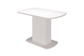 Стол обеденный Соренто 2 раздвижной (Белый) в Лабытнанги - labytnangi.ok-mebel.com | фото 2