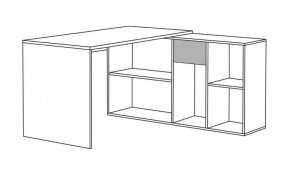 Стол письменный Лайт 03.245 F (белый) в Лабытнанги - labytnangi.ok-mebel.com | фото 3