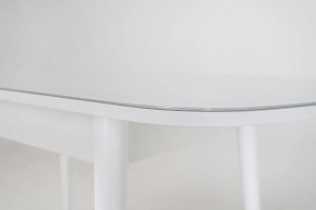 Стол раскладной со стеклом (опоры массив цилиндрический) "Хоста" в Лабытнанги - labytnangi.ok-mebel.com | фото 6