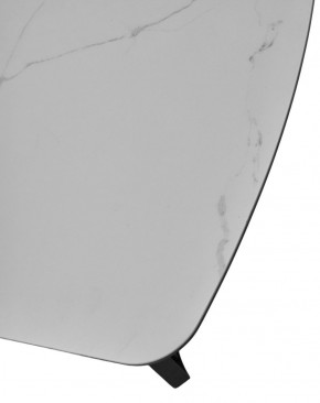 Стол RASMUS 160 TL-45 Белый мрамор, испанская керамика / черный каркас, ®DISAUR в Лабытнанги - labytnangi.ok-mebel.com | фото 6