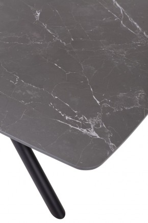 Стол RIVOLI 140 MATT BLACK MARBLE SOLID CERAMIC / BLACK, ®DISAUR в Лабытнанги - labytnangi.ok-mebel.com | фото 10