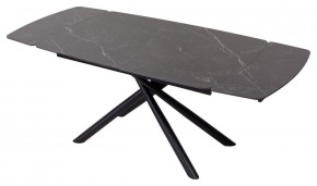 Стол RIVOLI 140 MATT BLACK MARBLE SOLID CERAMIC / BLACK, ®DISAUR в Лабытнанги - labytnangi.ok-mebel.com | фото 3