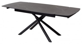Стол RIVOLI 140 MATT BLACK MARBLE SOLID CERAMIC / BLACK, ®DISAUR в Лабытнанги - labytnangi.ok-mebel.com | фото 7
