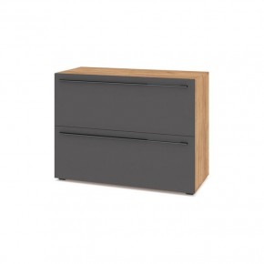 СТОУН С81 Комод (золотой дуб/графит) в Лабытнанги - labytnangi.ok-mebel.com | фото