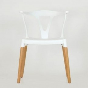 Стул Barneo N-218 Wishbone интерьерный кухонный белый в Лабытнанги - labytnangi.ok-mebel.com | фото 3