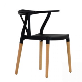 Стул Barneo N-218 Wishbone интерьерный кухонный черный в Лабытнанги - labytnangi.ok-mebel.com | фото