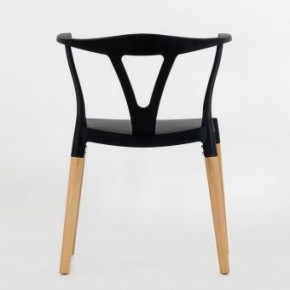Стул Barneo N-218 Wishbone интерьерный кухонный черный в Лабытнанги - labytnangi.ok-mebel.com | фото 2