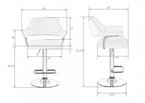 Стул барный DOBRIN CHARLY LM-5019 (черный) в Лабытнанги - labytnangi.ok-mebel.com | фото 2