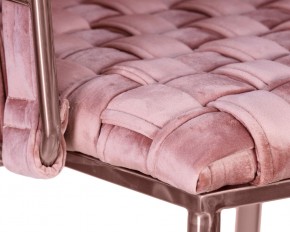Стул барный DOBRIN EMMA ROSE GOLD, розовый велюр (VF-10) в Лабытнанги - labytnangi.ok-mebel.com | фото 7